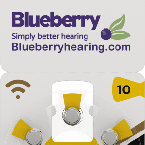 Rayovac Blueberry Hearing Aid Battery Size Yellow 10
