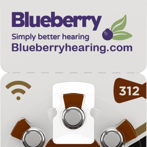 Rayovac Blueberry Hearing Aid Battery Size 312 Brown