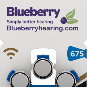 Rayovac Blueberry Hearing Aid Battery Size 675 Blue
